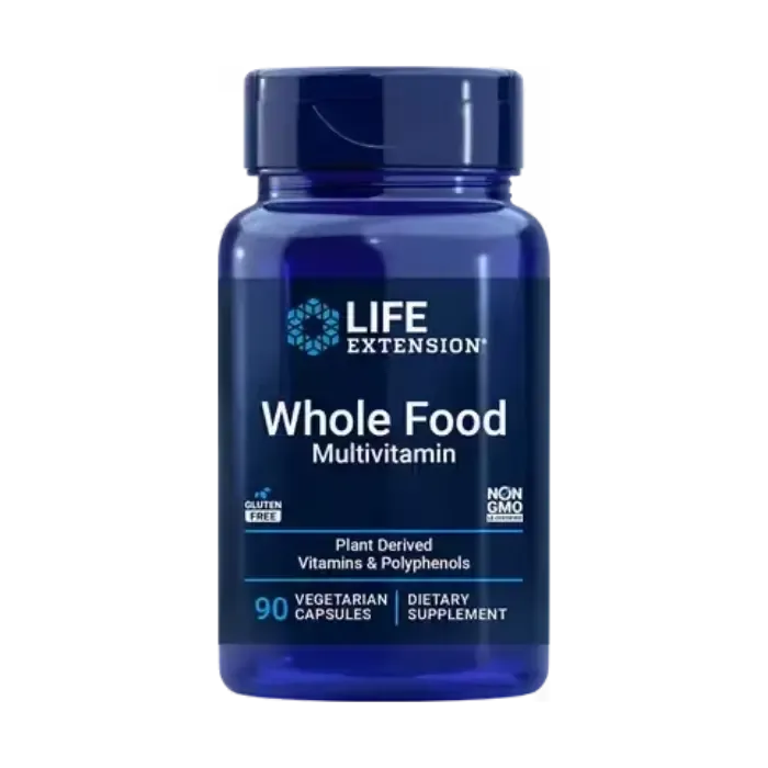 Life Extension Whole Food Multivitamin, Size: 90 Vegetarian Capsules