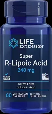 Life Extension Super R-Lipoic Acid, Size: 60 Vegetarian Capsules
