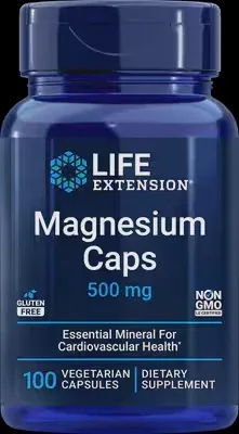 Life Extension Magnesium Caps, Size: 100 Vegetarian Capsules