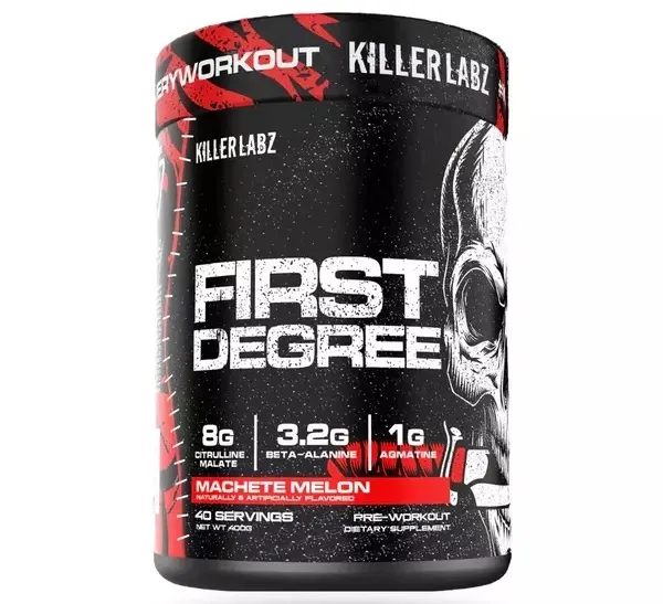 Killer Labz First Degree Pre-Workout, Flavor: Machete Melon, Size: 40 Servings