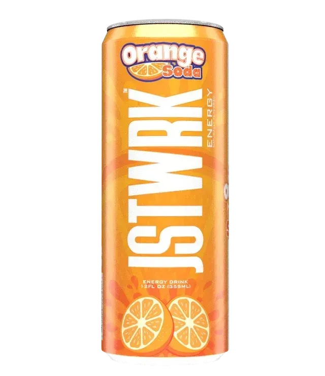 JST WRK Energy, Flavor: Orange Soda, Notice: Limit 12 cans; overages refunded., Size: 1 Can (12 fl oz)