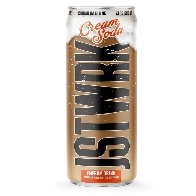 JST WRK Energy, Flavor: Cream Soda, Notice: Limit 12 cans; overages refunded., Size: 1 Can (12 fl oz)
