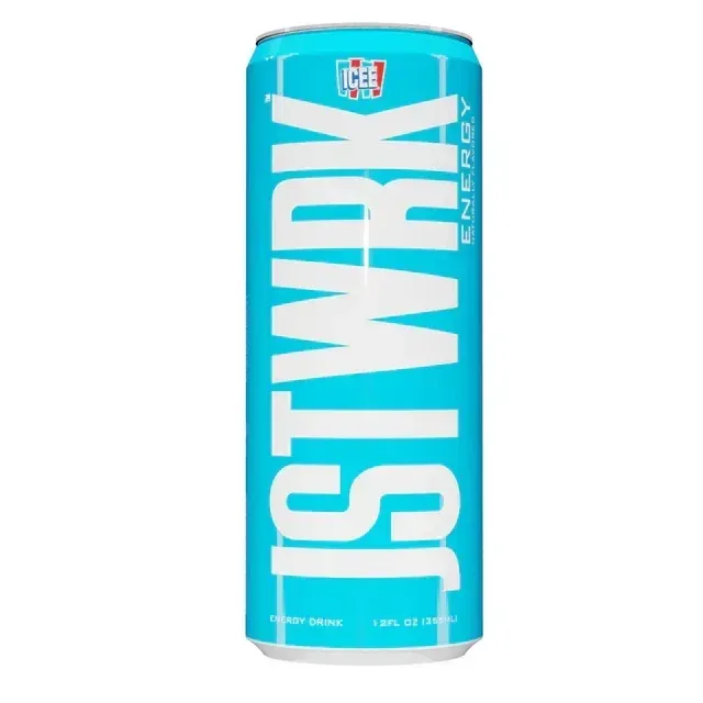 JST WRK Energy, Flavor: ICEE Blue Raspberry, Notice: Limit 12 cans; overages refunded., Size: 1 Can (12 fl oz)