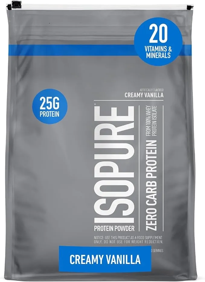 Isopure Zero/Low Carb Protein 7.5 lb, Flavor: Vanilla, Size: 7.5 lb