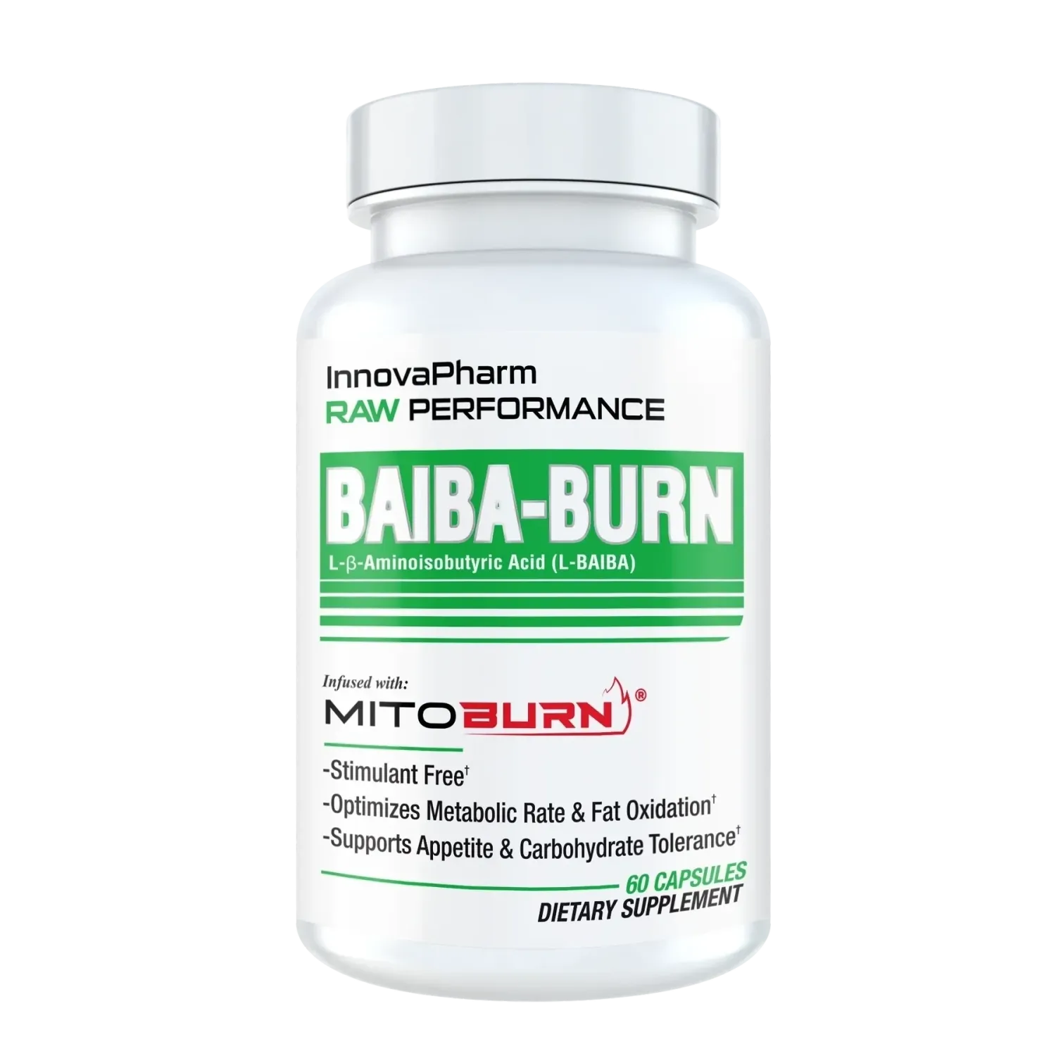 InnovaPharm Baiba-Burn, Size: 60 Capsules