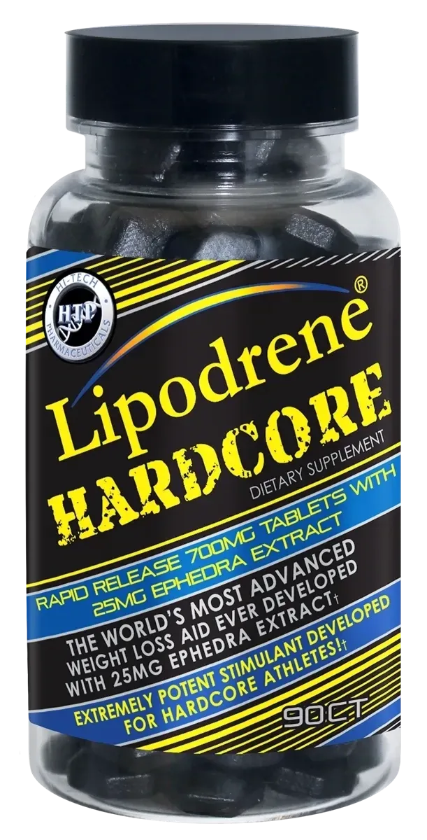 Hi-Tech Lipodrene Hardcore, Size: 90 Tabs
