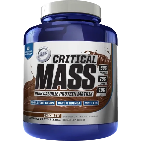 Hi-Tech Critical Mass Gainer, Flavor: Chocolate, Size: 5 lb