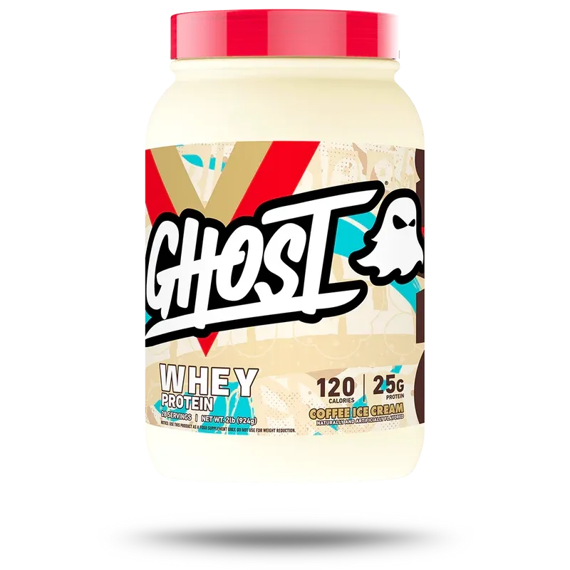 Ghost Whey, Flavor: Coffee Ice Cream, Size: 2 lb