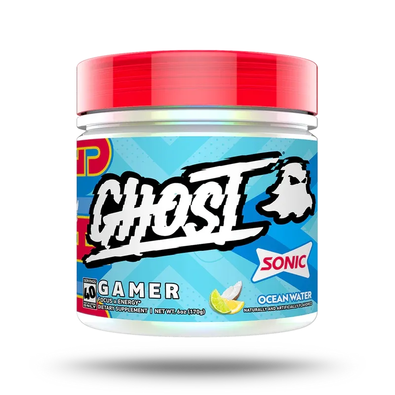 Ghost Gamer, Flavor: SONIC Ocean Water, Size: 40 Servings
