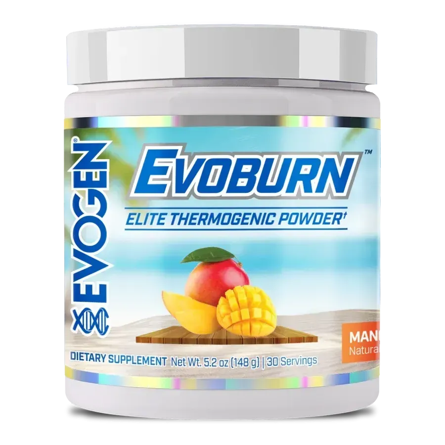 Evogen Evoburn Elite Thermogenic Powder, Flavor: Mango, Size: 30 Servings