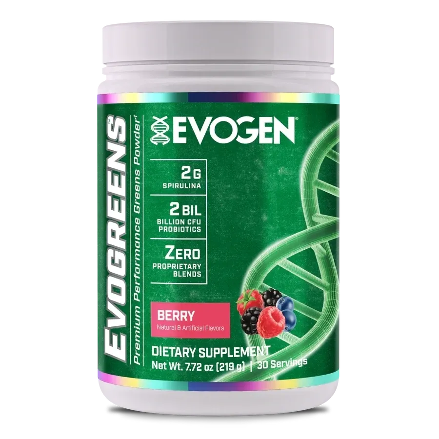 Evogen Evogreens, Flavor: Berry, Size: 30 Servings