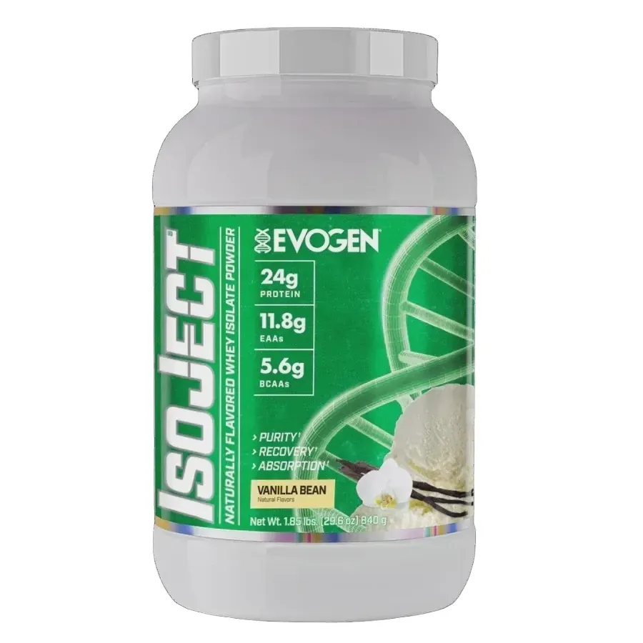 Evogen IsoJect Naturals, Flavor: Vanilla, Size: 28 Servings