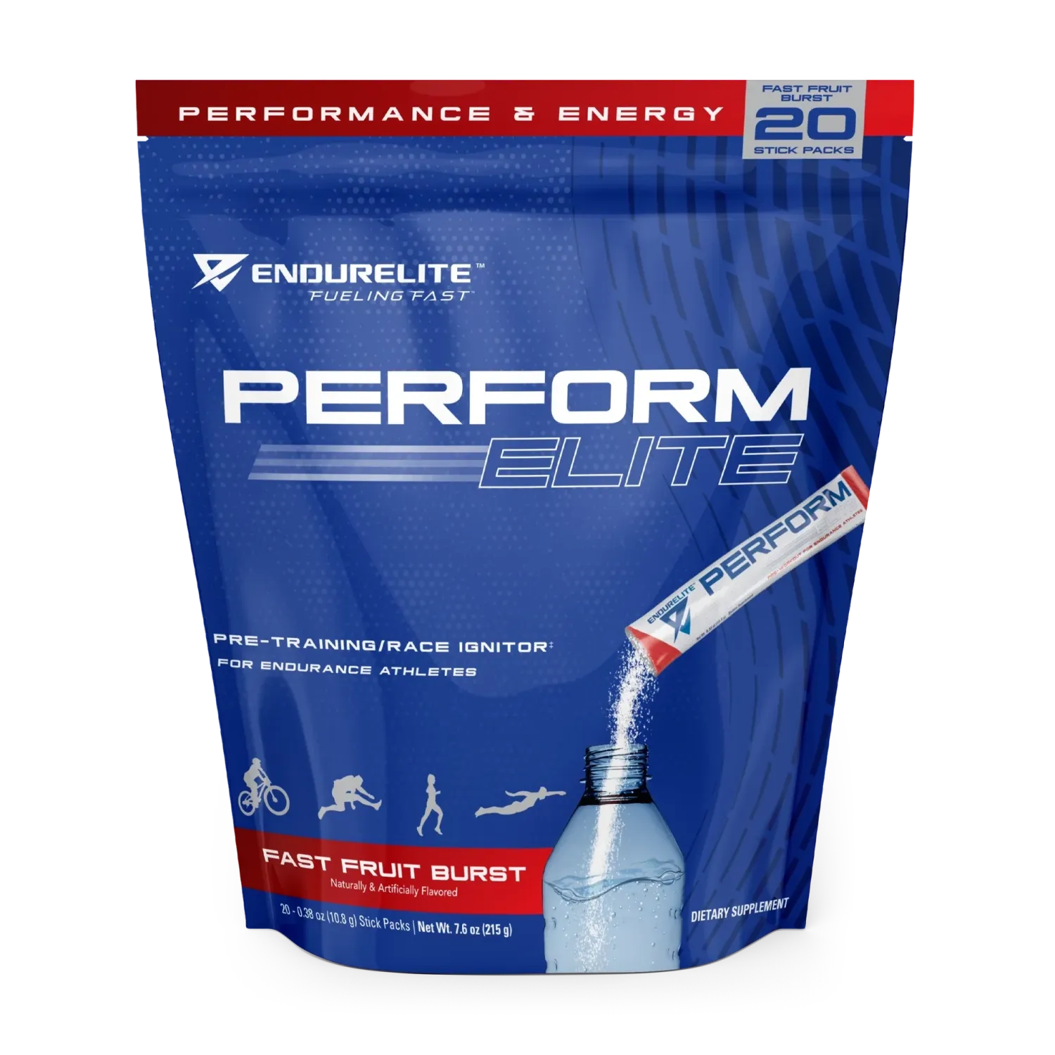 EndurElite Perform Elite, Flavor: Fast Fruit Burst, Size: 20 Servings