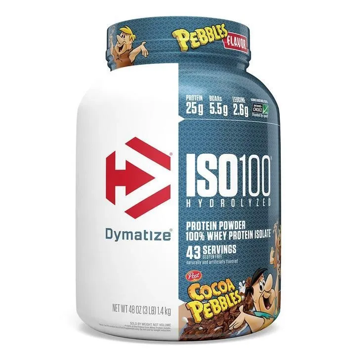 Dymatize ISO100 3 lb, Flavor: Cocoa Pebbles, Size: 3 lb