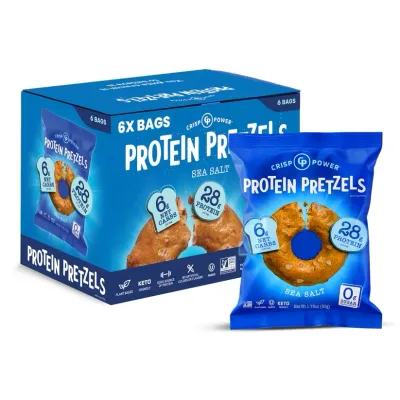 Crisp Power Protein Pretzels Crisp Power Protein Pretzels