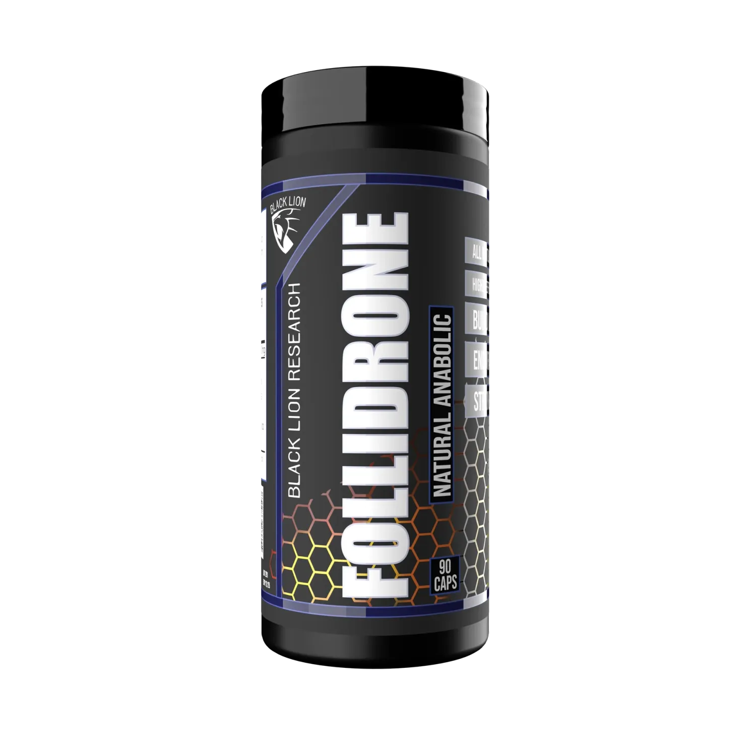 Black Lion Research Follidrone, Size: 90 Capsules