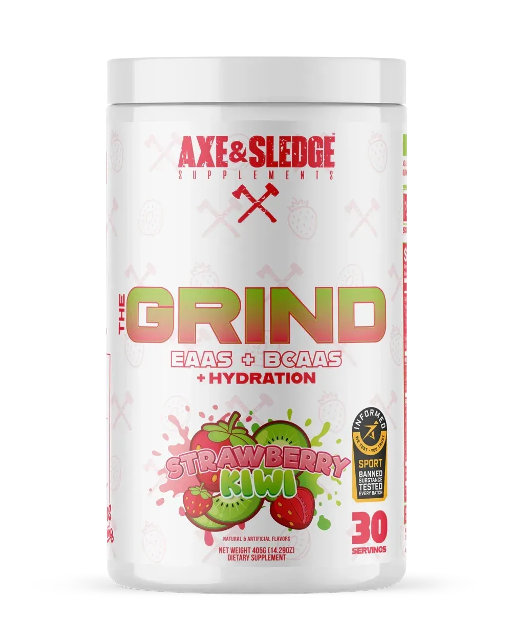 Axe and Sledge The Grind V2 EAAs, Flavor: Strawberry Kiwi, Size: 30 Servings