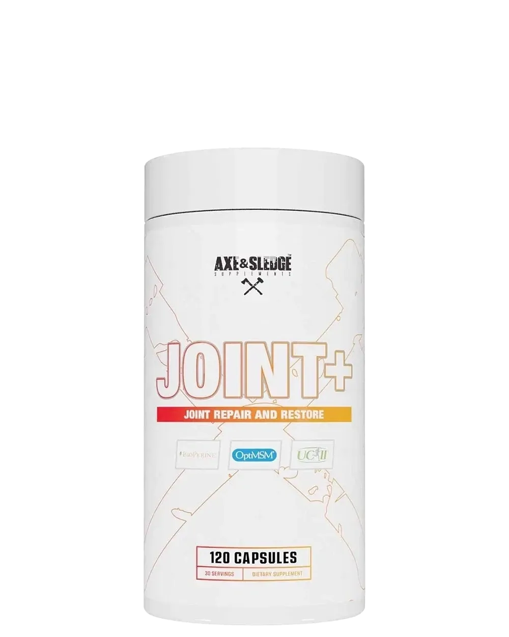 Axe and Sledge Joint+, Size: 120 Capsules