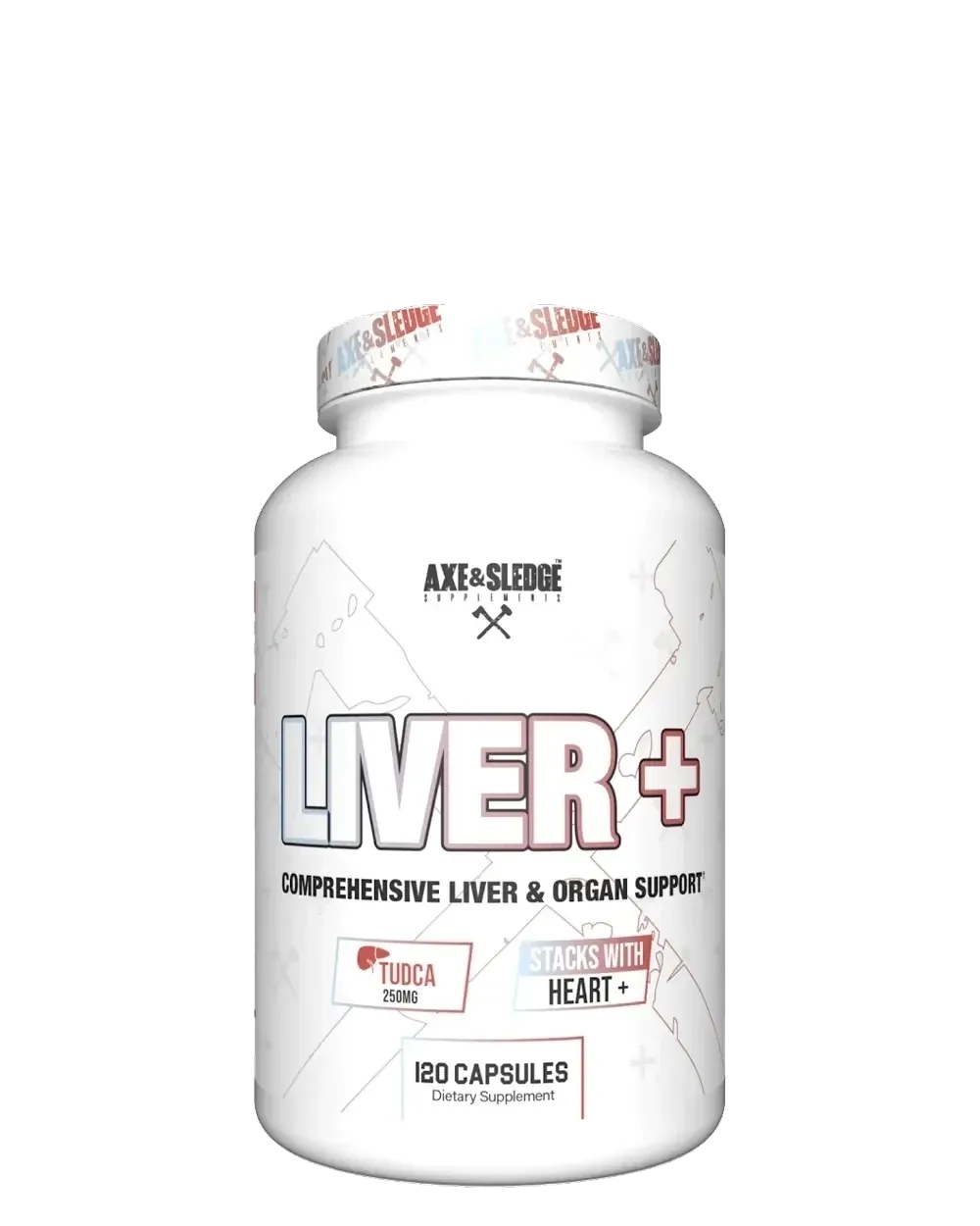 Axe and Sledge Liver+, Size: 120 Capsules