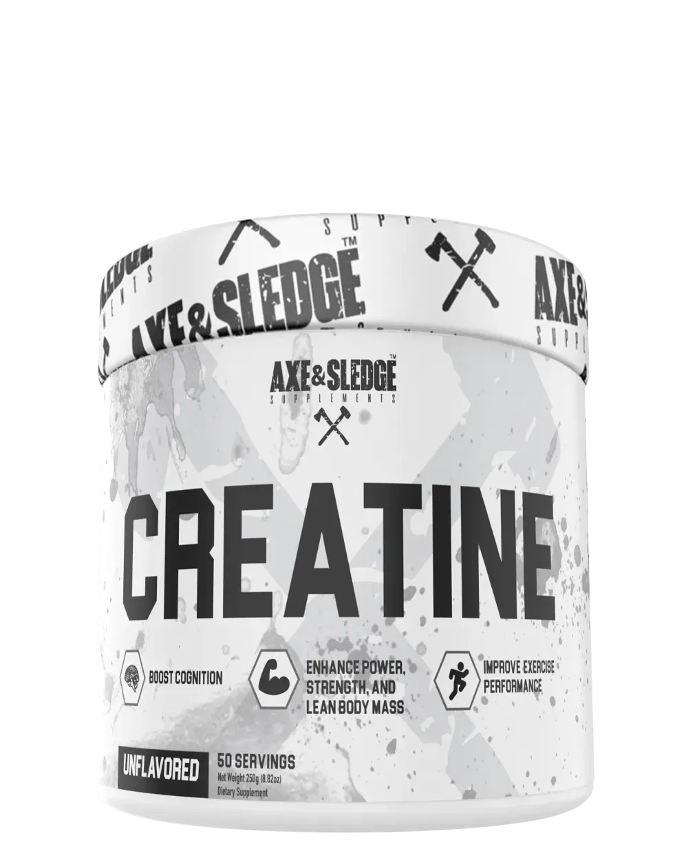 Axe and Sledge Basics Creatine Monohydrate, Flavor: Unflavored, Size: 50 Servings