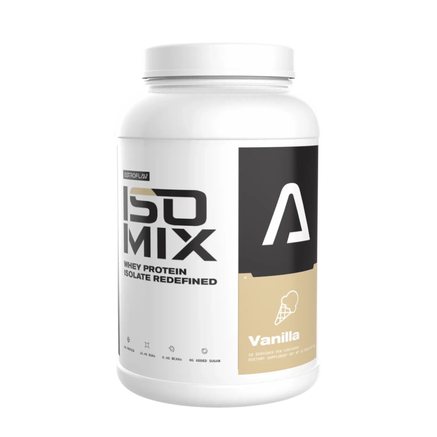 AstroFlav IsoMix Redefined, Flavor: Vanilla, Size: 28 Servings