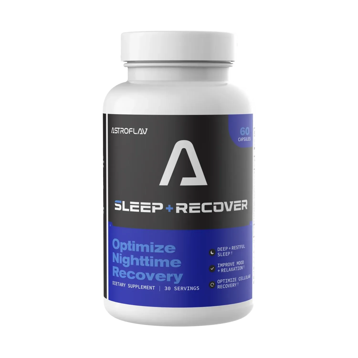 AstroFlav Sleep + Recover, Size: 60 Capsules
