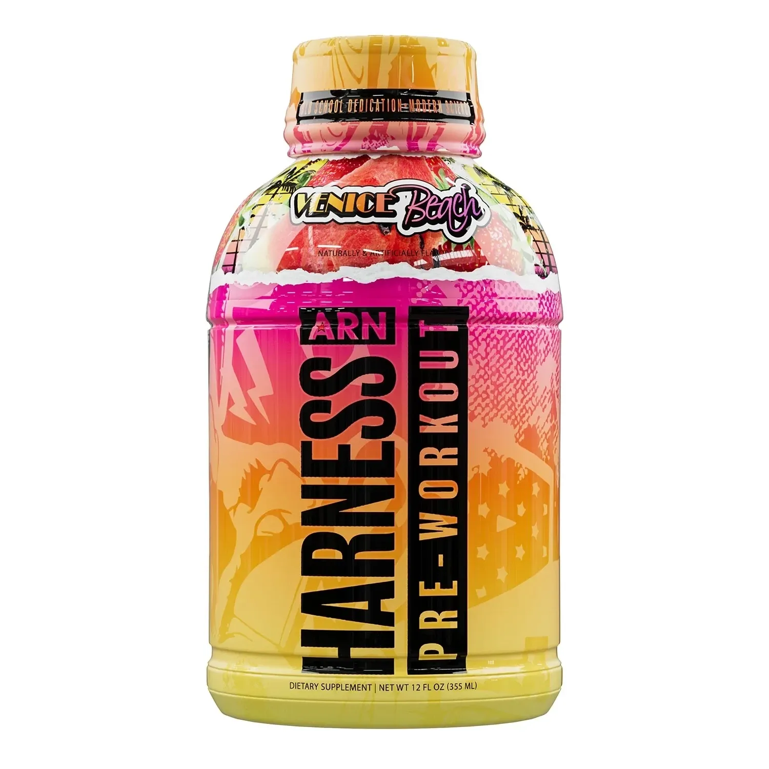 Arms Race Nutrition Harness RTD Pre-Workout, Flavor: Venice Beach, Notice: Limit 8 bottles; overages refunded., Size: 1 Bottle / 12 fl oz