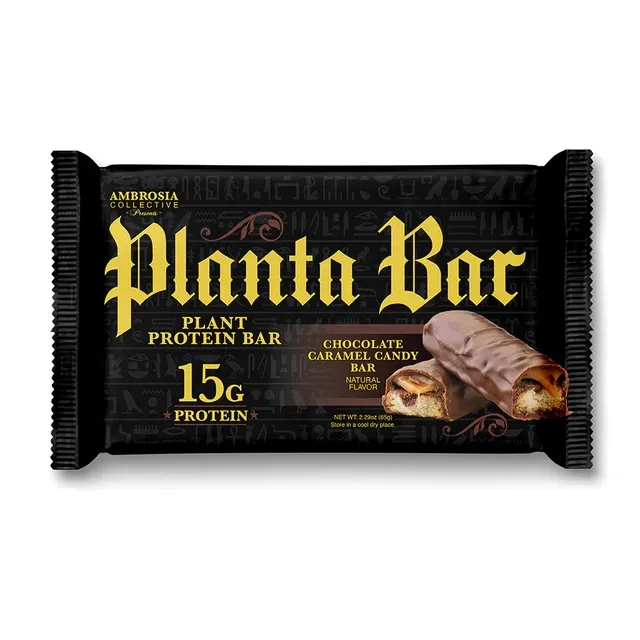 Ambrosia Planta Bars, Flavor: Chocolate Caramel Candy Bar, Size: 1 Bar