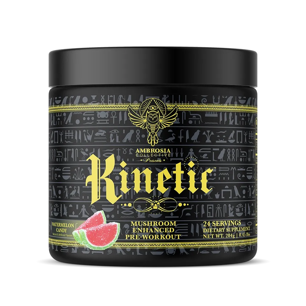 Ambrosia Kinetic Pre-Workout, Flavor: Watermelon Candy, Size: 24 Servings
