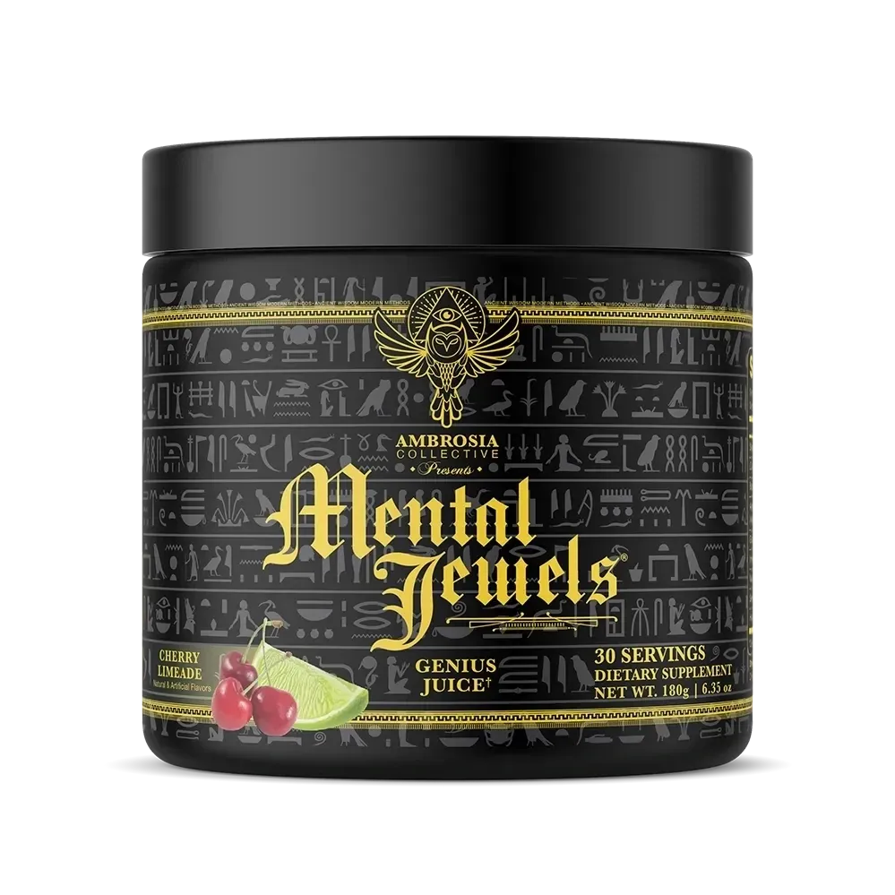 Ambrosia Mental Jewels Powder, Flavor: Cherry Limeade, Size: 30 Servings