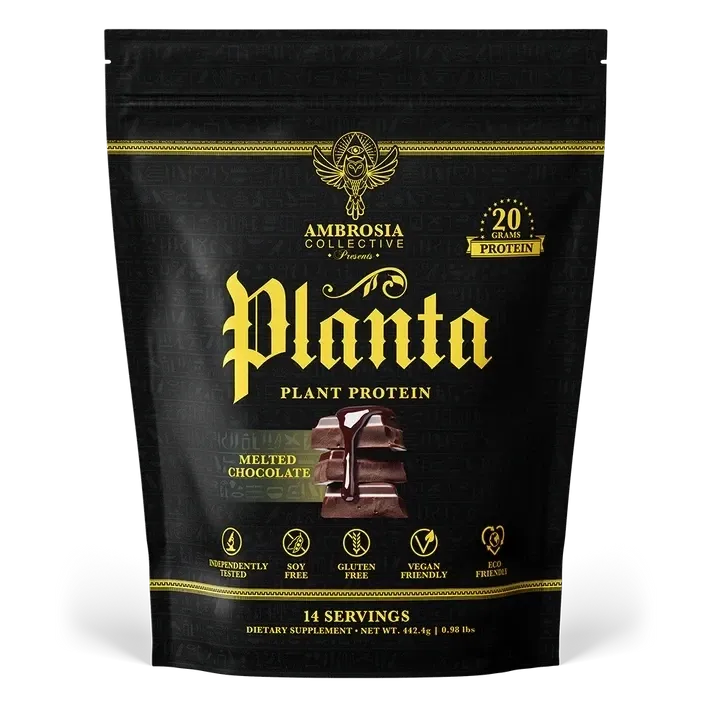 Ambrosia Planta Premium Plant Protein 14 Servings, Flavor: Melted Chocolate, Size: 14 Servings