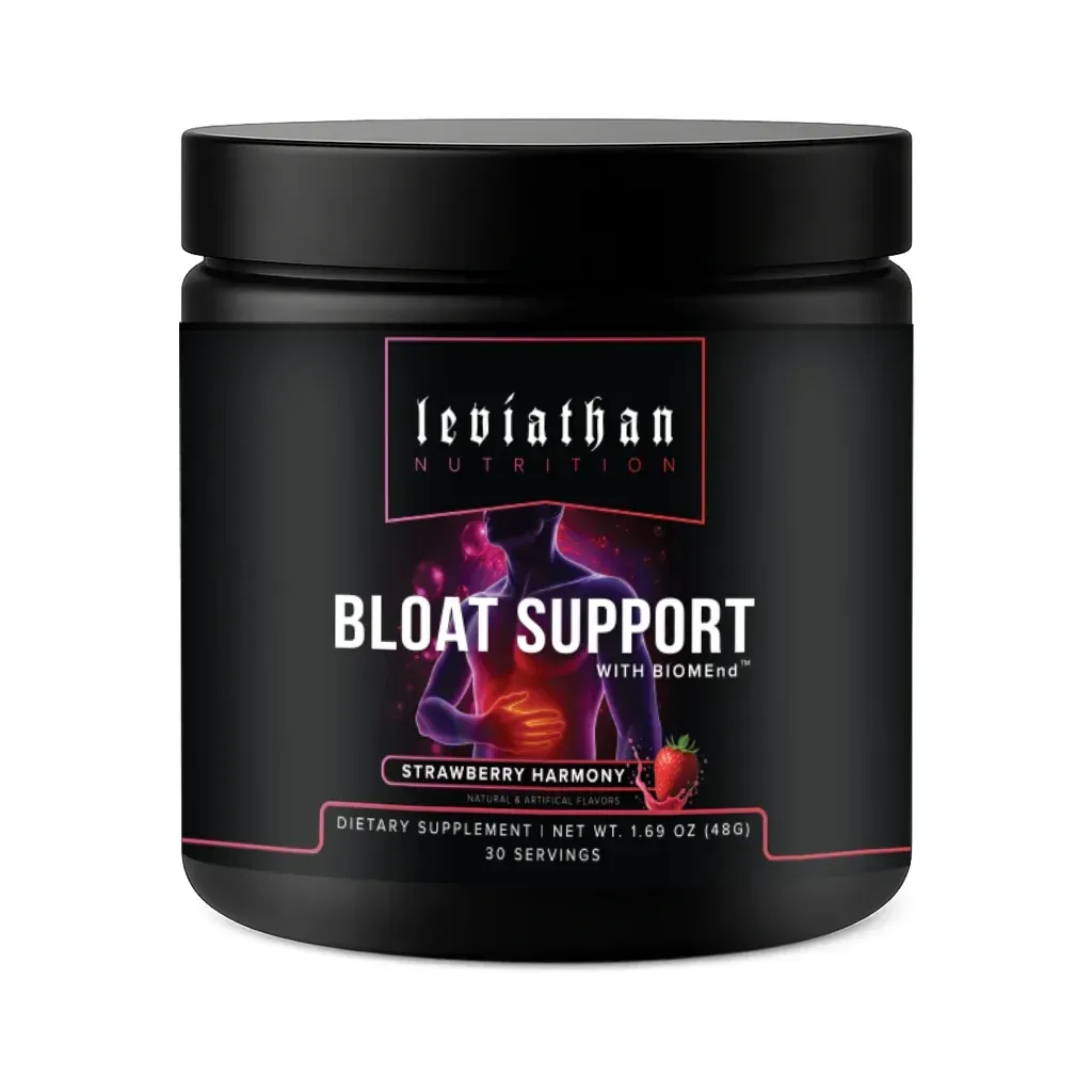 Leviathan Nutrition Bloat Support, Flavor: Strawberry Harmony, Size: 30 Servings