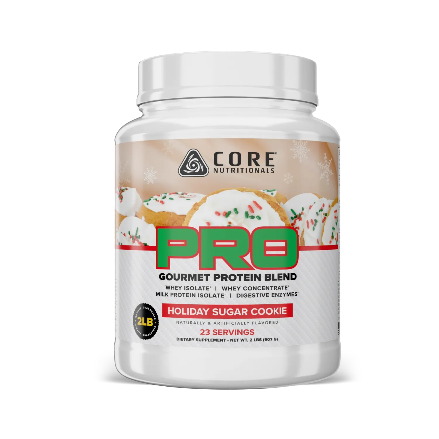 Core Nutritionals Pro 2 lb, Flavor: Holiday Sugar Cookie, Size: 2 lb