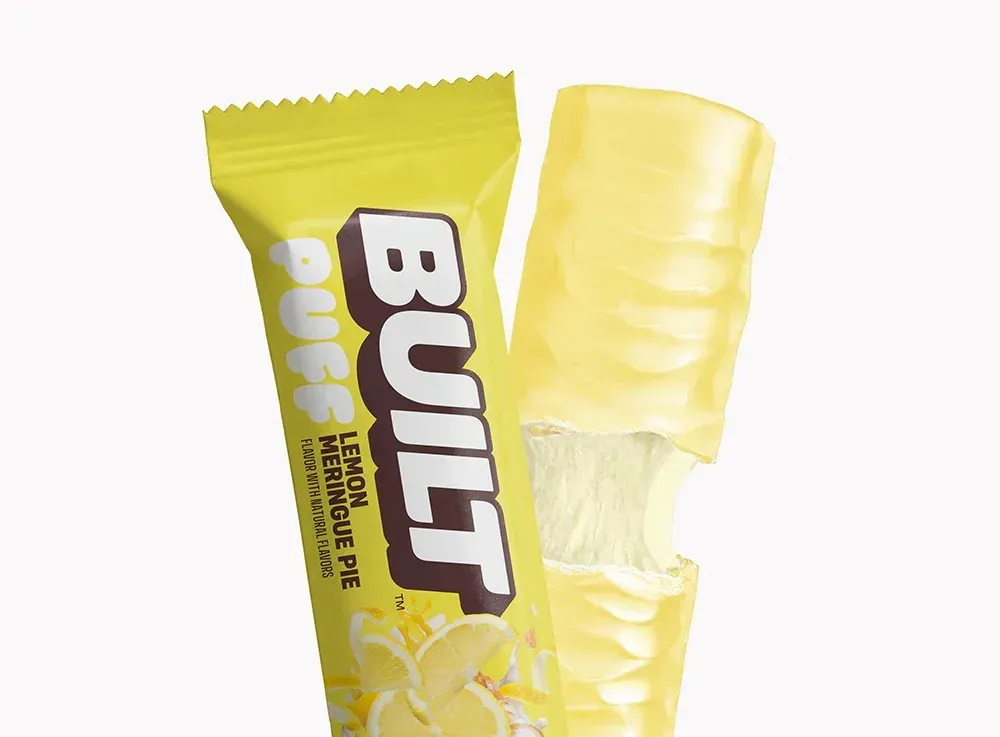 BUILT Puff Protein Bars, Flavor: Lemon Meringue Puff, Size: 1 Bar