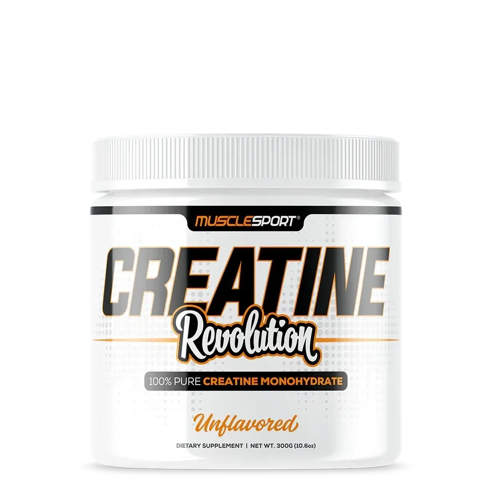 Musclesport Creatine Monohydrate 300 g, Flavor: Unflavored, Size: 60 Servings