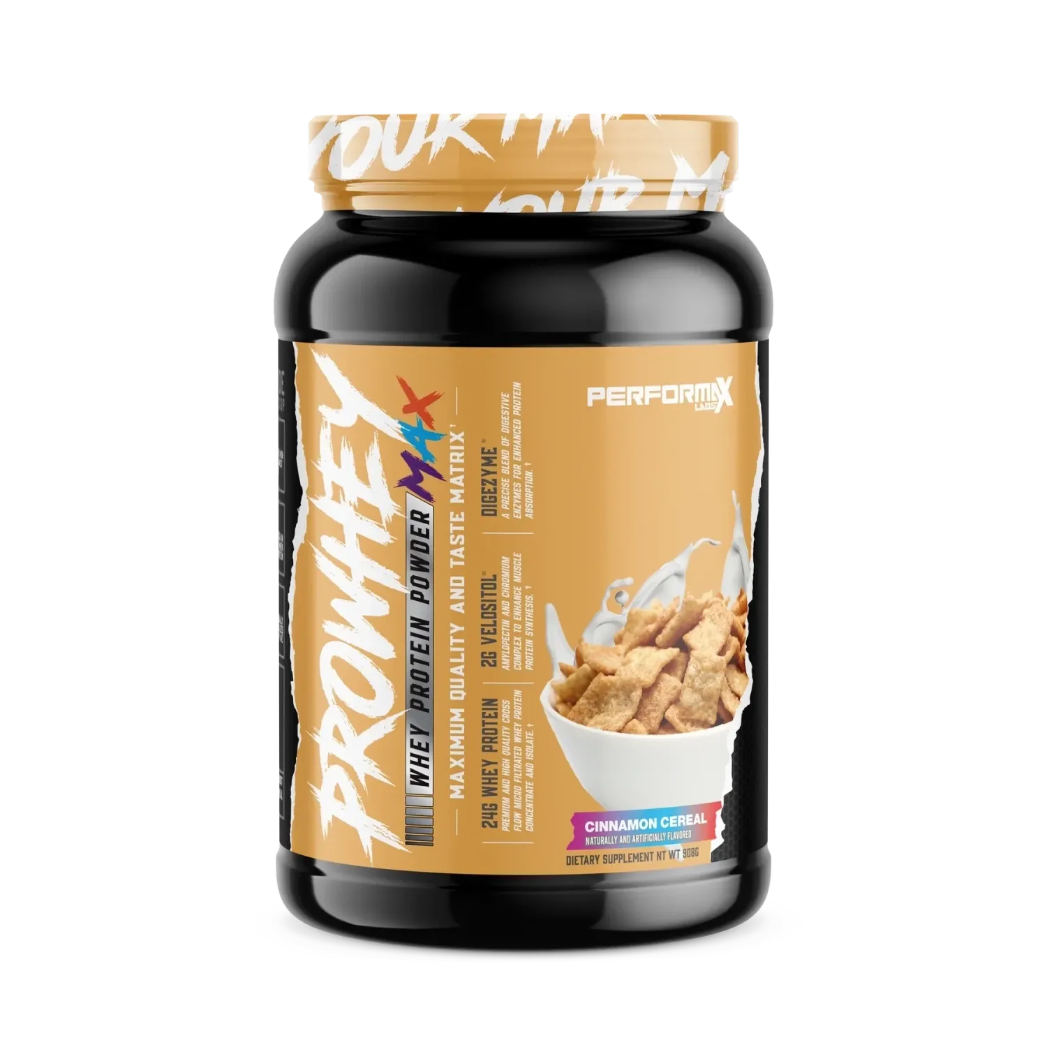 Performax Labs ProWhey Max, Flavor: Cinnamon Cereal, Size: 2 lb
