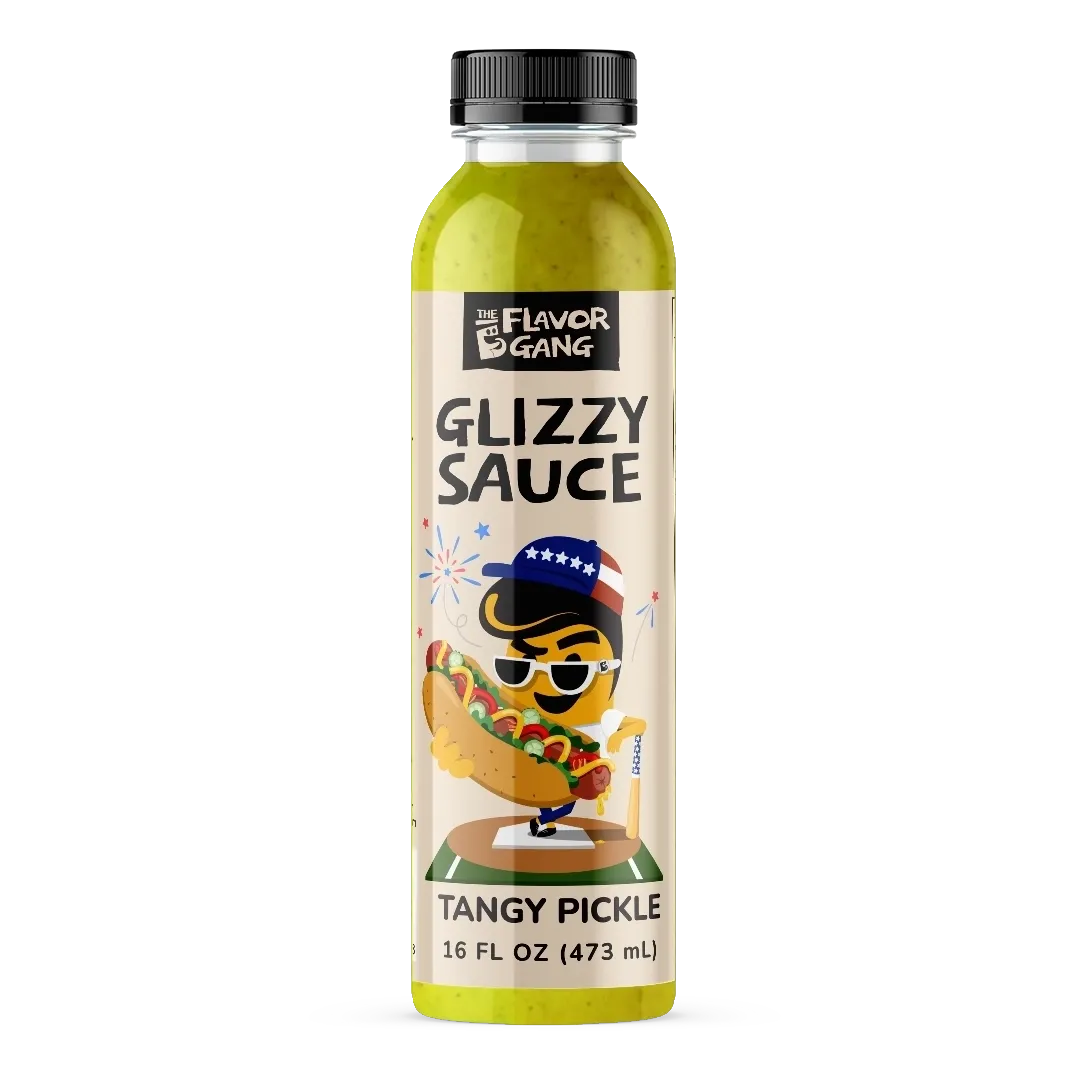 The Flavor Gang Sauces, Flavor: Glizzy Sauce (Tangy Pickle), Size: 16 fl oz