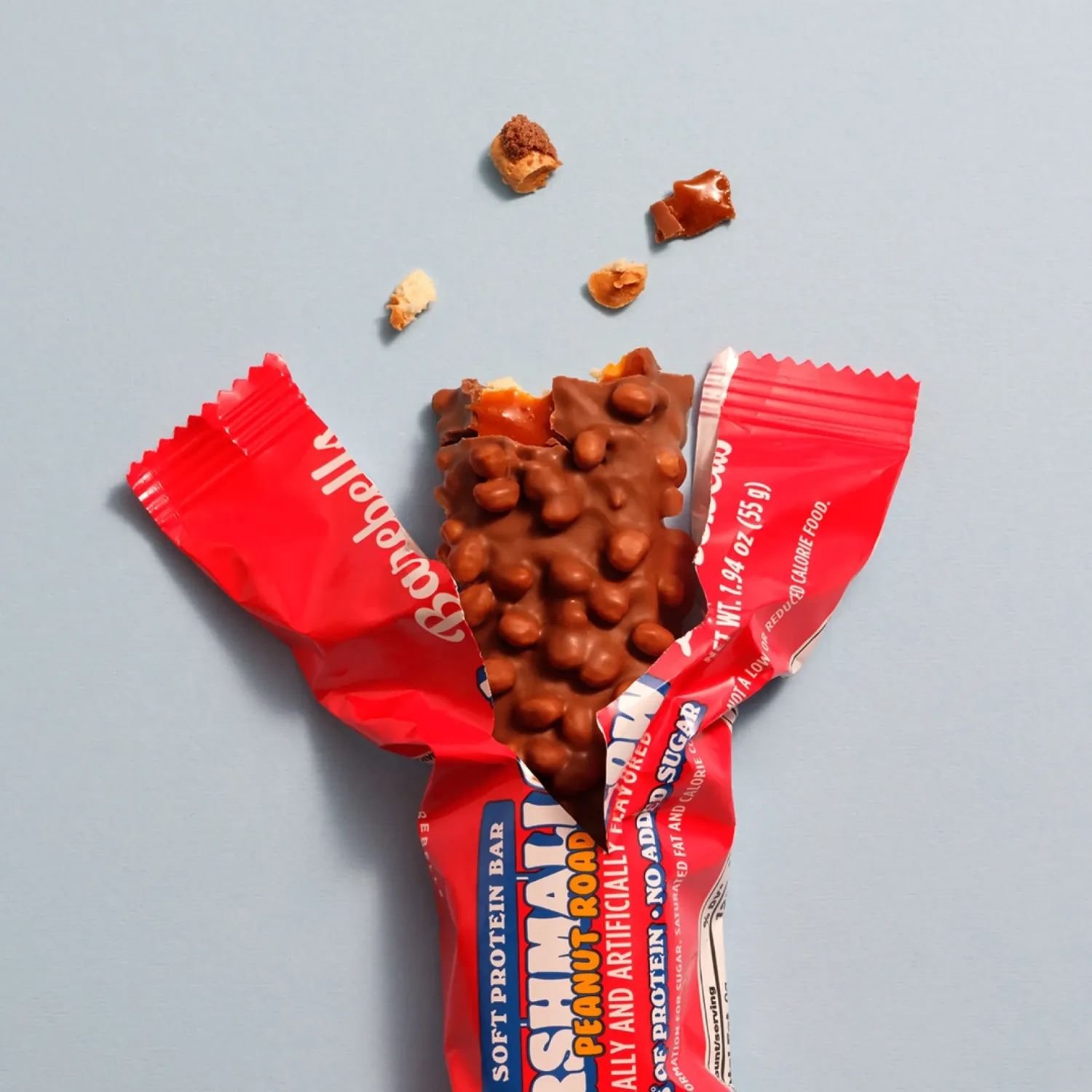 Barebells Soft Protein Bars, Flavor: Marshmallow Peanut Road, Size: 1 Bar