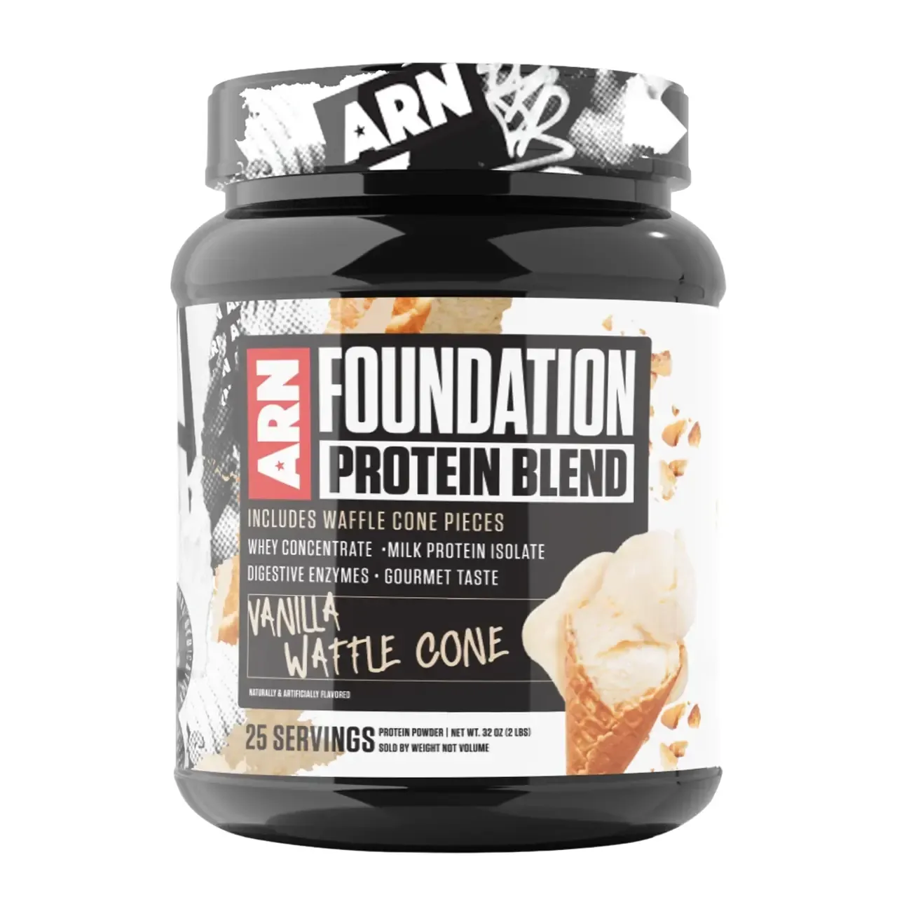 Arms Race Nutrition Foundation, Flavor: Vanilla Waffle Cone, Size: 2 lb