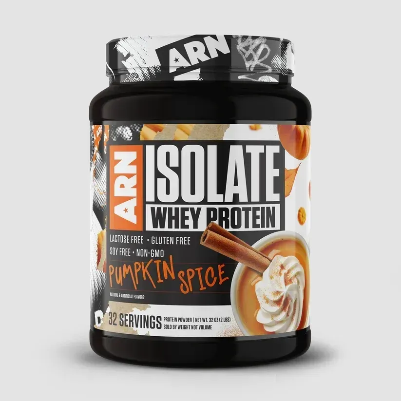 Arms Race Nutrition Isolate, Flavor: Pumpkin Spice, Size: 2 lb