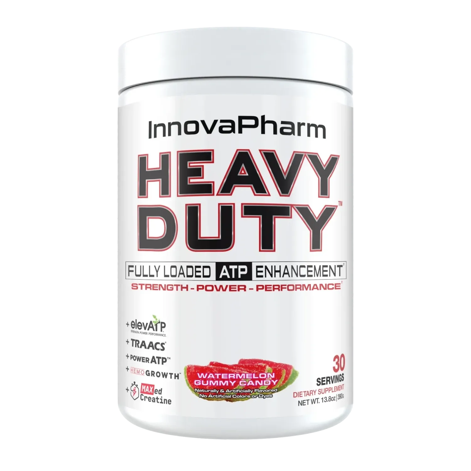 InnovaPharm Heavy Duty Creatine + ATP Enhancement, Flavor: Watermelon Candy, Size: 30 Servings