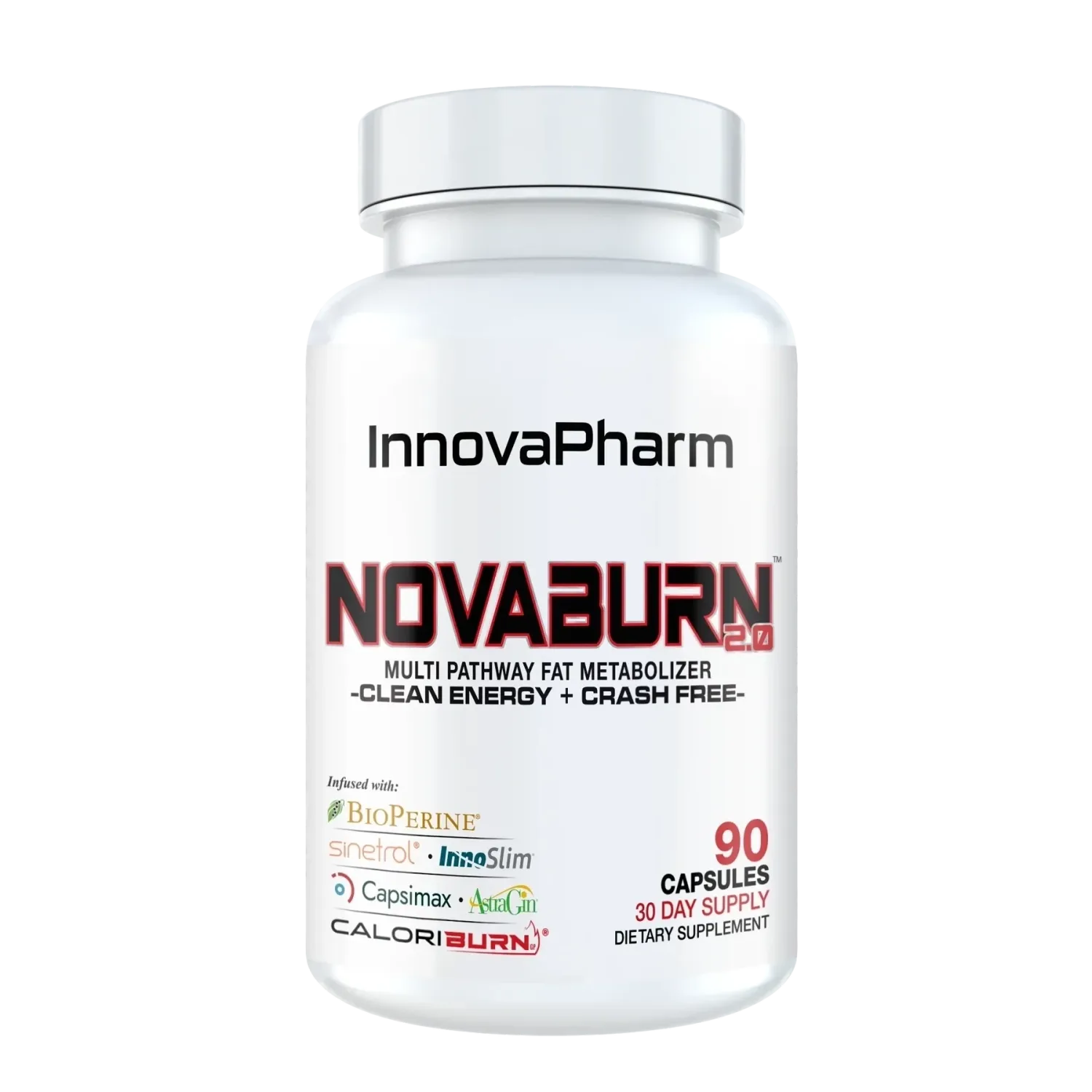 InnovaPharm NovaBurn 2.0, Size: 90 Capsules