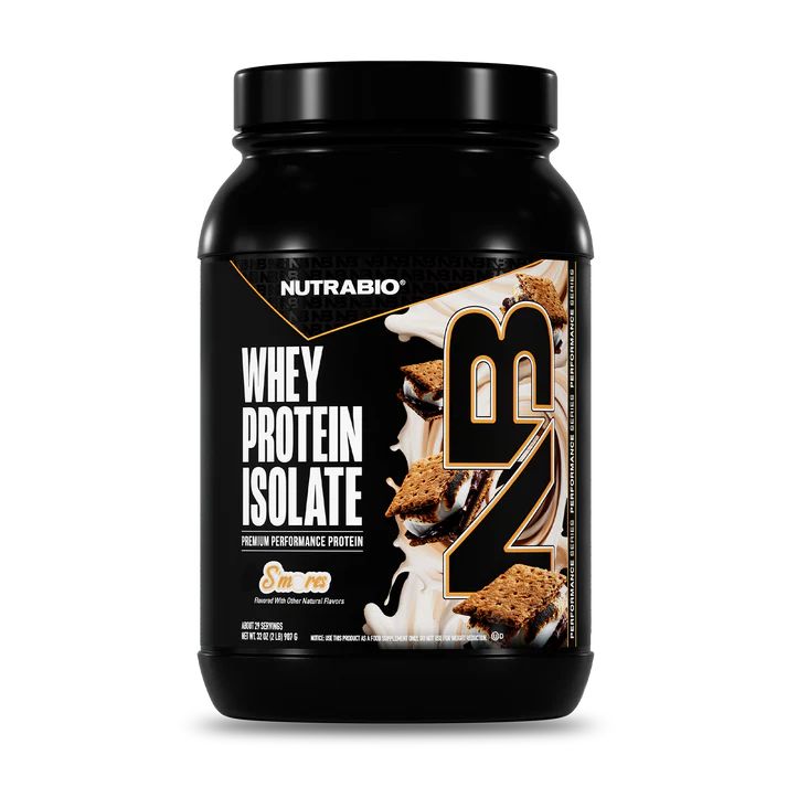 NutraBio Whey Protein Isolate 2 lb