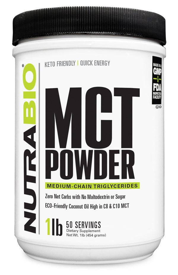 NutraBio MCT Powder 50 Servings