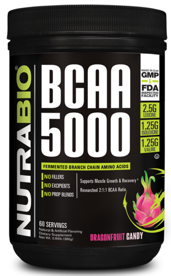NutraBio BCAA 5000 Powder