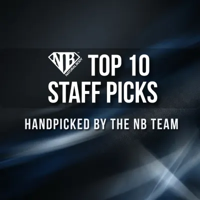 Graphic highlighting top 10 staff-picked supplements from Natural Body.