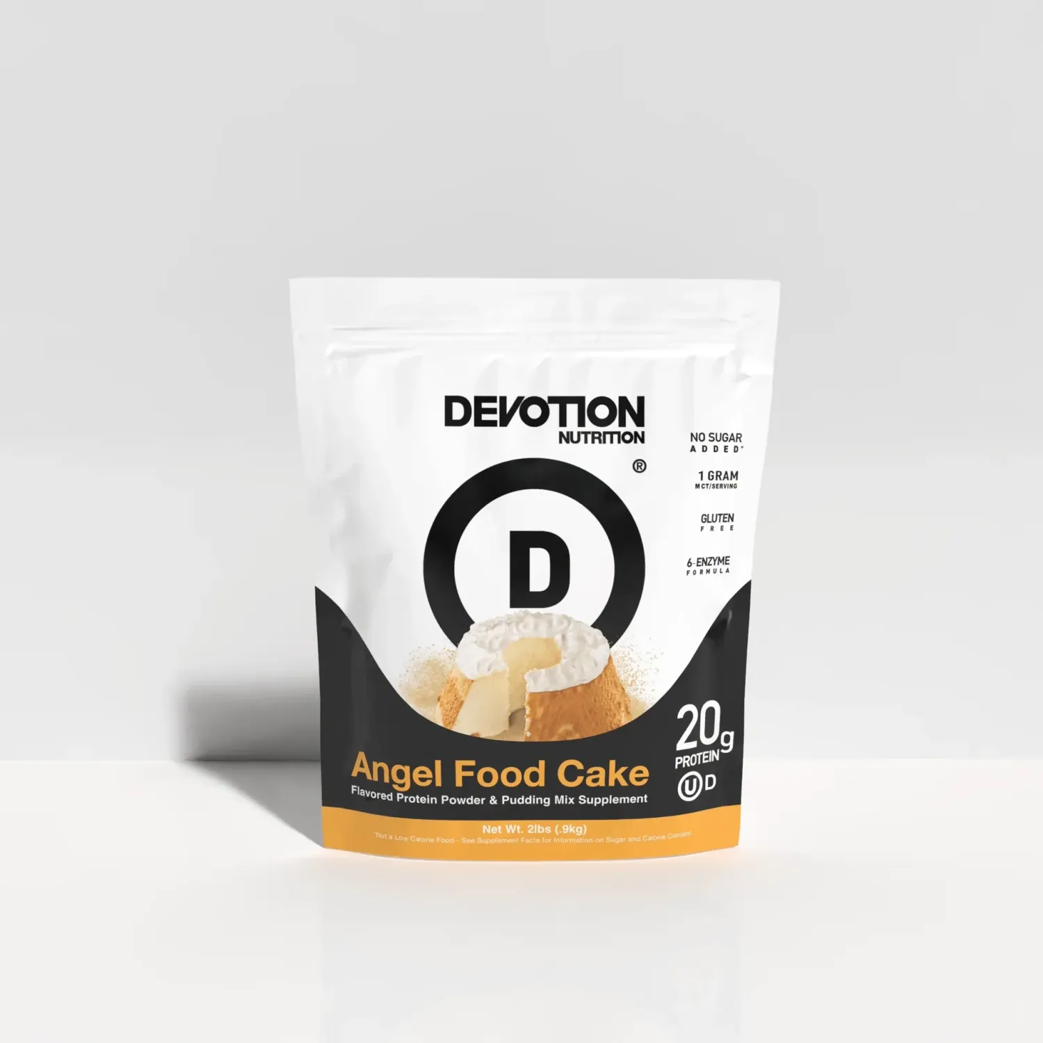 Devotion Nutrition Original Protein Powder, Flavor: Angel Food Cake, Size: 2 lb