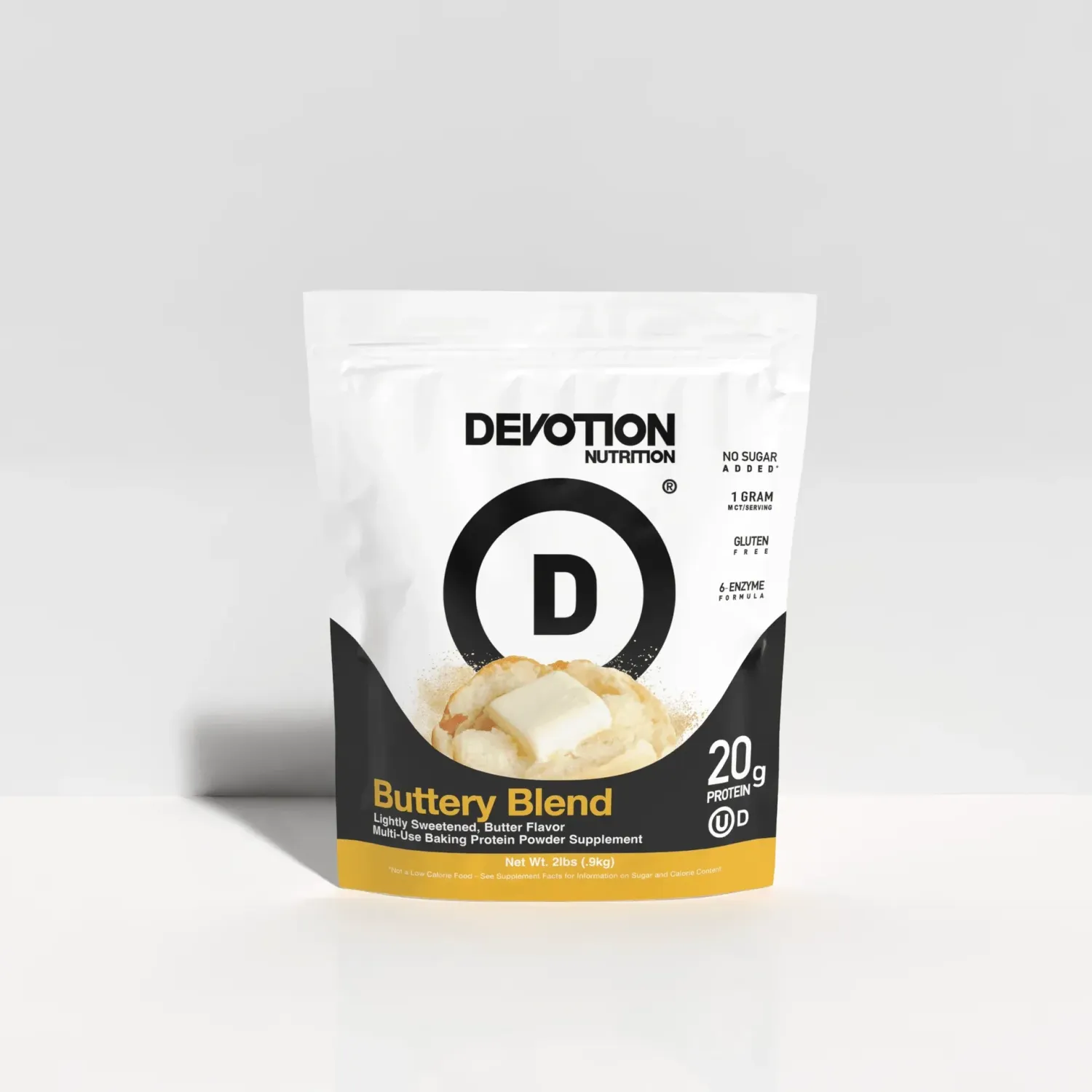 Devotion Nutrition Original Protein Powder, Flavor: Buttery Blend, Size: 2 lb