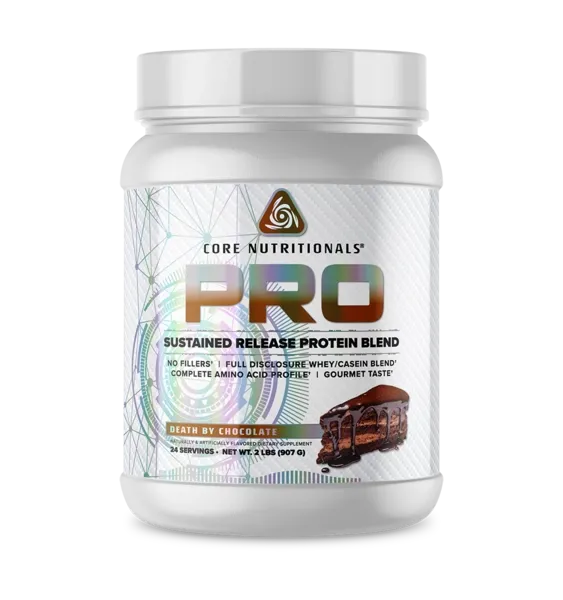 Core Nutritionals Pro 2 lb, Flavor: Death By Chocolate, Size: 2 lb