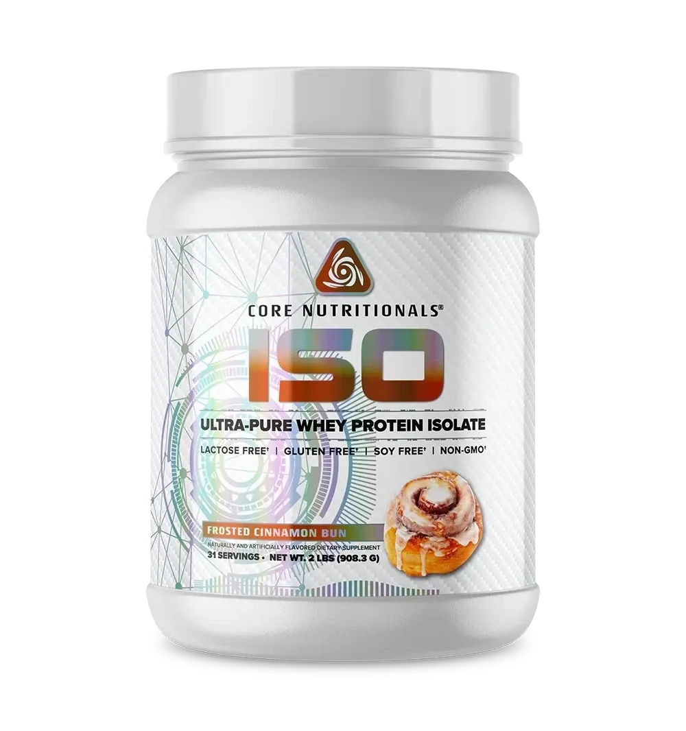 Core Nutritionals ISO, Flavor: Frosted Cinnamon Bun, Size: 2 lb